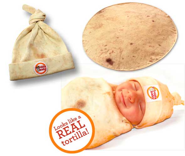Convierte a tu en bebé un burrito