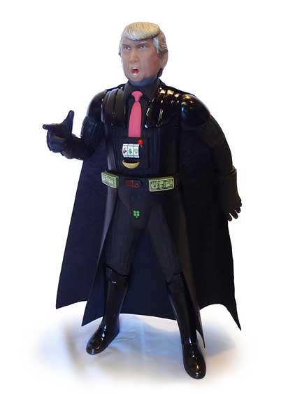figuras acción Darth Vader Donald Trump