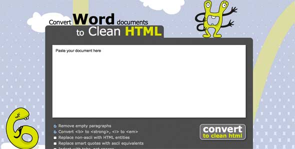 Convertir documentos de Word a HTML