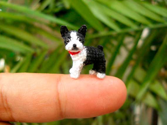 Animales miniatura hechos a ganchillo