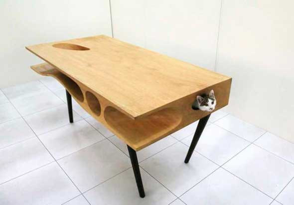 CATable: Una mesa de diseño pensada para gatos