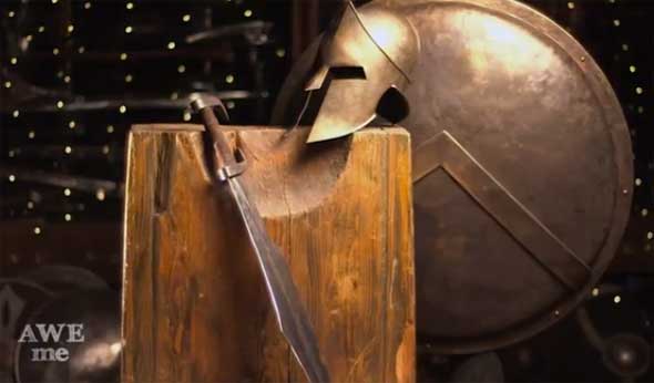 Espada de Leonidas (300) forjada por MAN AT ARMS