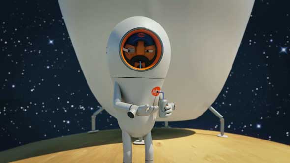 JohnnyExpress, un divertidísimo corto animado de ciencia ficción