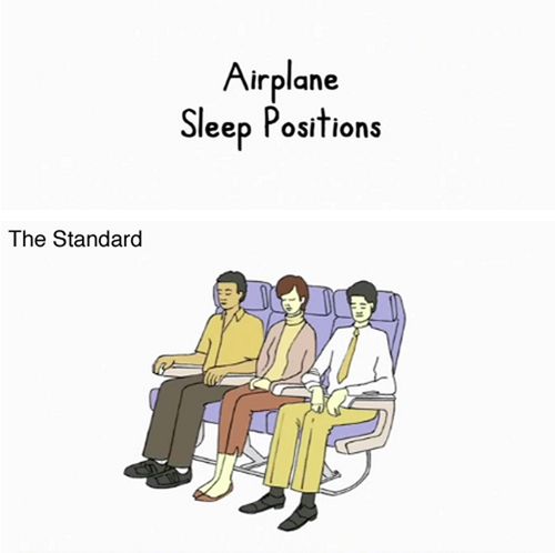Cómo dormir en un avión