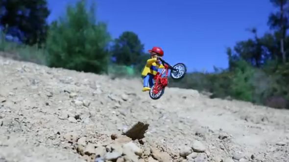 Playmobil y el mundo del Mountain Bike y BMX, en un impresionante vídeo en Stop Motion