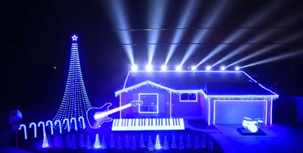 Música de Star Wars y luces de Navidad para ambientar su casa