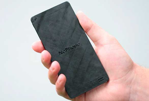 NoPhone, un trozo de plástico que te ayudará a dejar tu adicción al teléfono móvil